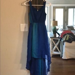 A high low dress.